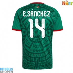 Billiga Mexiko Erick Sanchez #14 Hemmatröja VM 2026 Kortärmad